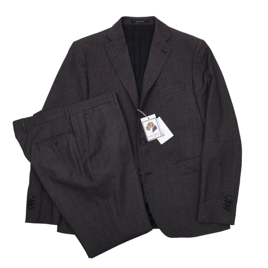 Tagliatore Super 130s Wool Suit 54 Chest ca. 56.5cm - Brown