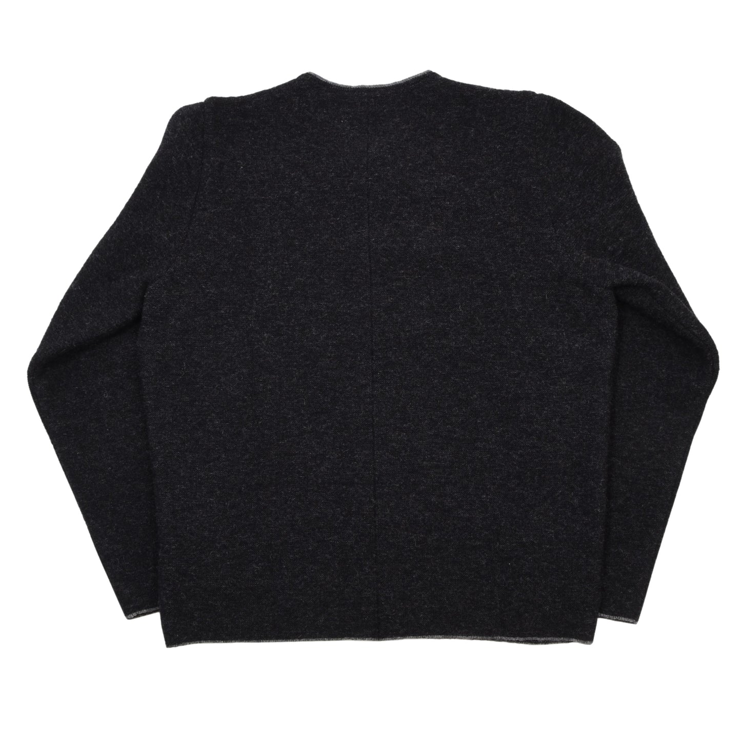 Grasegger Wollstrickjacke/Trachtenweste Größe 50 ca. 55cm - Grau