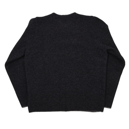 Grasegger Wollstrickjacke/Trachtenweste Größe 50 ca. 55cm - Grau