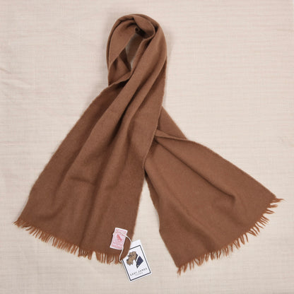 Vintage Blackcock 70% Kaschmir Schal Made in Scotland - Tan