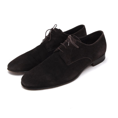 A. Testoni Suede Shoes Made in Italy Size 8 - Chocolate Brown