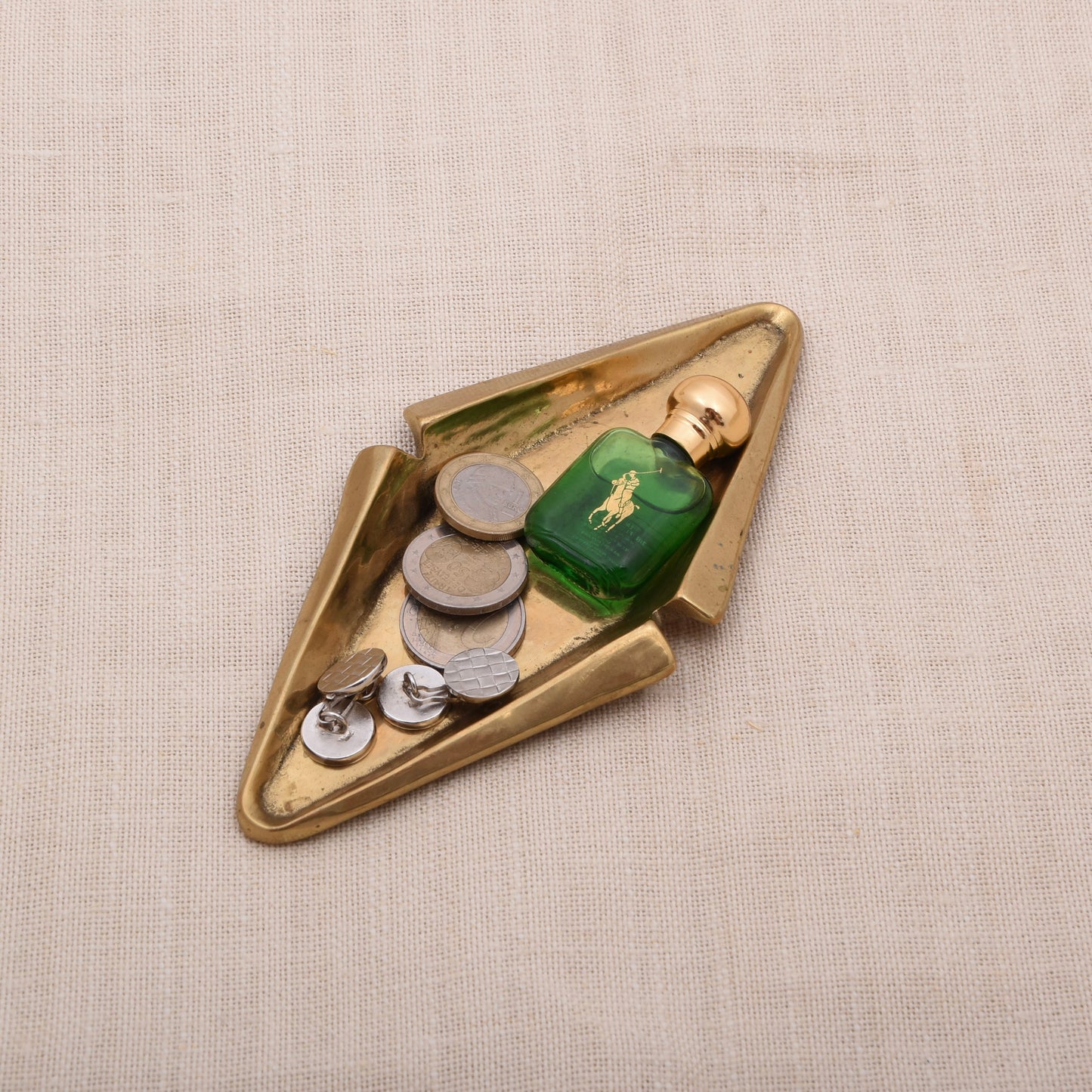 Vintage Messing-Ablageschale von Candela
