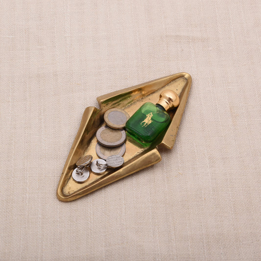 Vintage Messing-Ablageschale von Candela