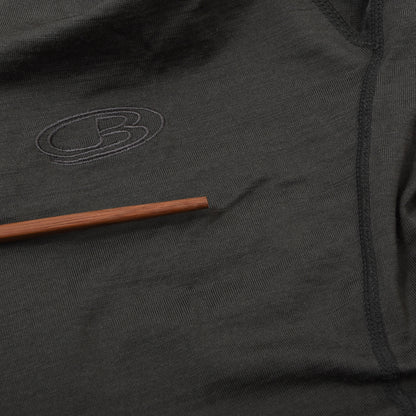 Icebreaker Bodyfit 200 100% Merino Wool Shirt Size S ca. 45.5cm - Green