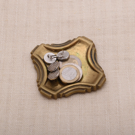 Vintage Messing-Ablageschale von Candela