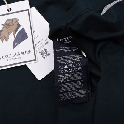 Hackett London 2x Polo Shirts Size M Classic Fit  ca. 52.5-53cm - Navy Blue/Green