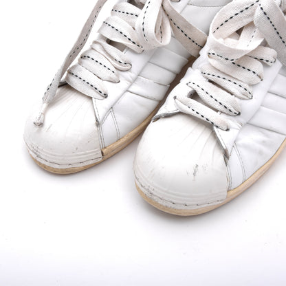 Jonah Hill x Adidas Superstars Sneakers Gr. US 9 / 42 2/3 - Weiß/Grün