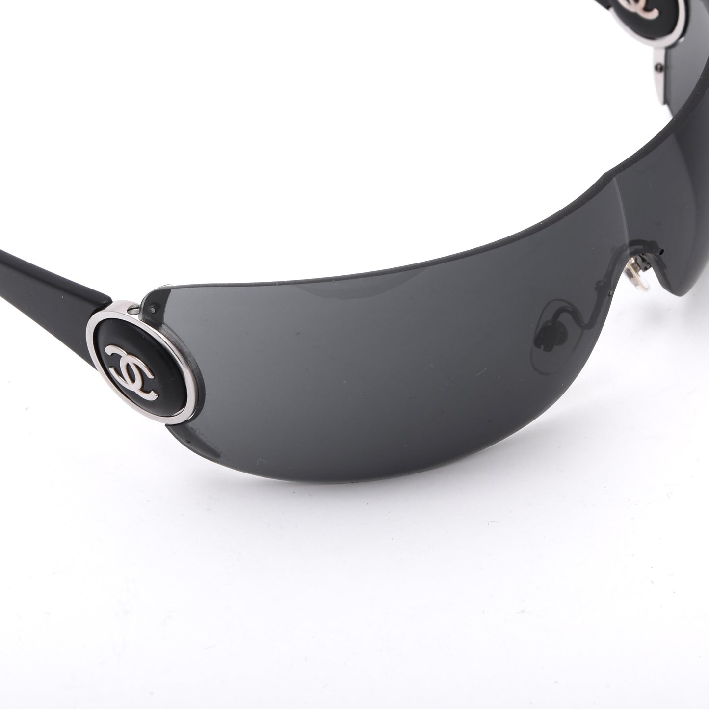 Vintage Chanel Y2K Sunglasses Mod. 6027 - Black/Grey