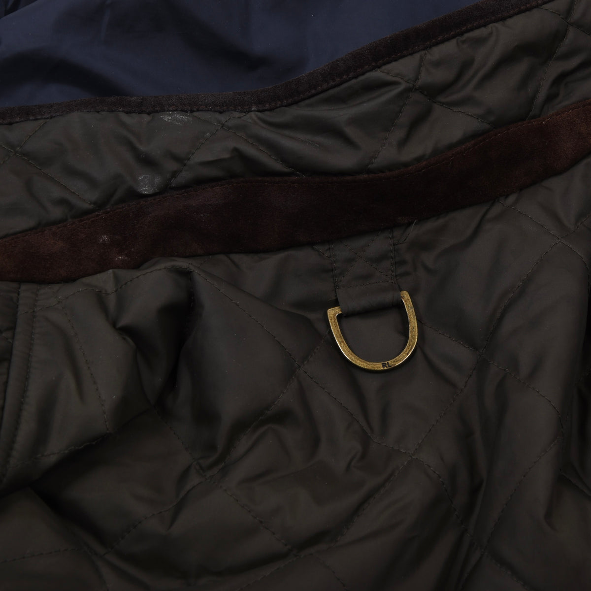 Vintage Polo Ralph Lauren Wendbare Steppjacke Gr. L - Grün/Marineblau