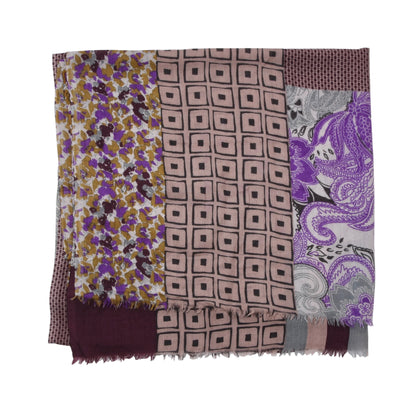 Etro Cashmere-Silk Scarf ca. 184cm - Patchwork/Paisley