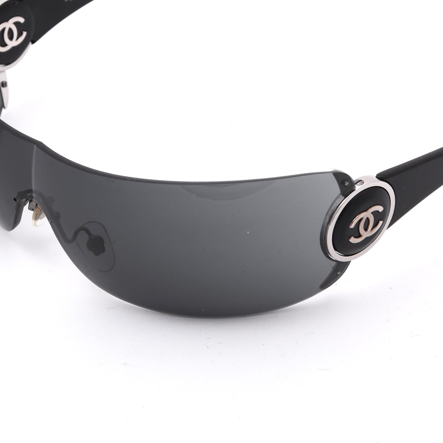 Vintage Chanel Y2K Sunglasses Mod. 6027 - Black/Grey