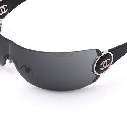Vintage Chanel Y2K Sunglasses Mod. 6027 - Black/Grey