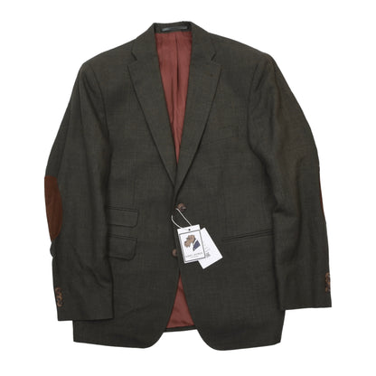 Charles Robertson Leinen-Woll-Jacke Größe 50 Brust ca. 56cm - Grün