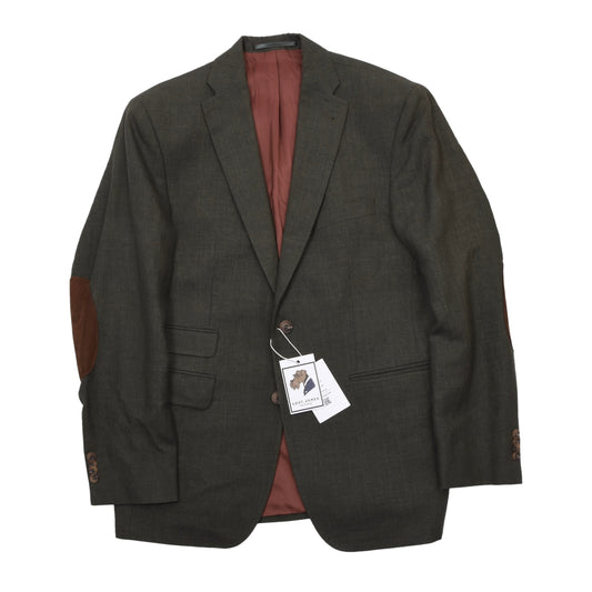 Charles Robertson Leinen-Woll-Jacke Größe 50 Brust ca. 56cm - Grün