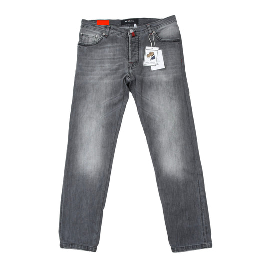 Kiton Napoli Jeans Slim Waist ca. 42cm - Grey