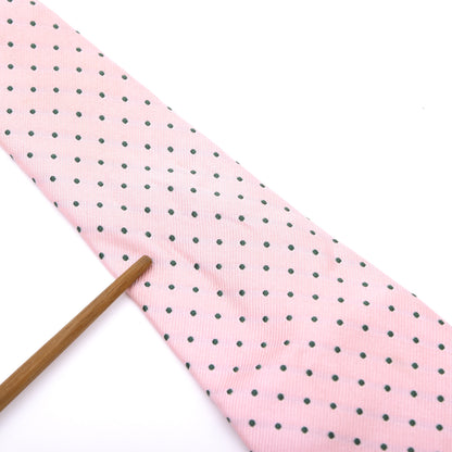 Gössl Silk Tie ca. 145.5cm/9.5cm - Pink Polka Dot