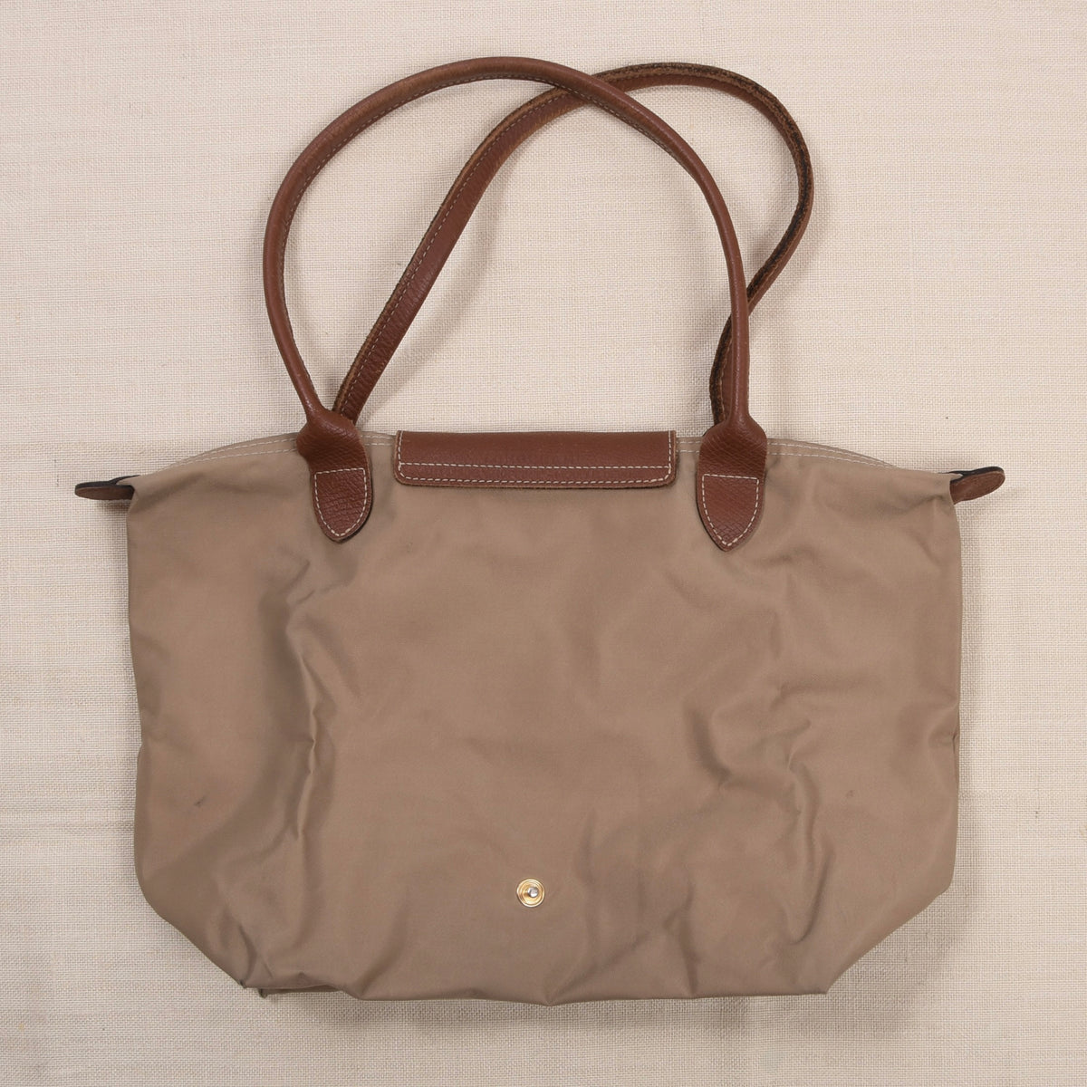 Longchamp Paris Le Pliage „Shopping“ Tasche ca. 37cm – Beige