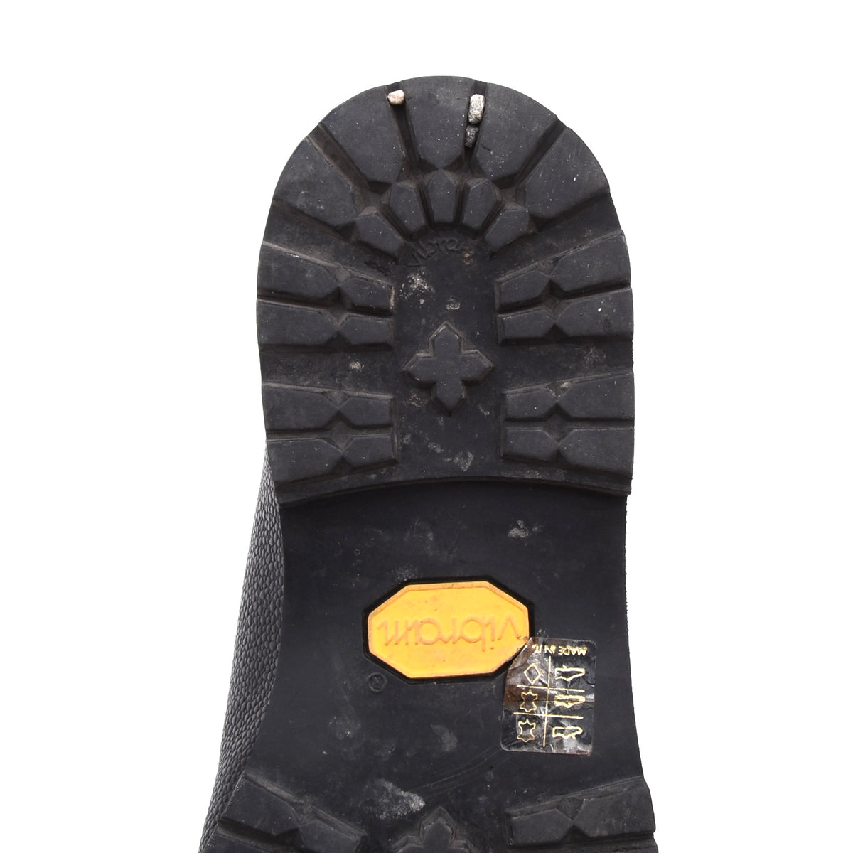 Lederer Split Toe Norweger Schuhe Gr. 42 – Schwarz