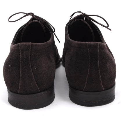 A. Testoni Suede Shoes Made in Italy Size 8 - Chocolate Brown