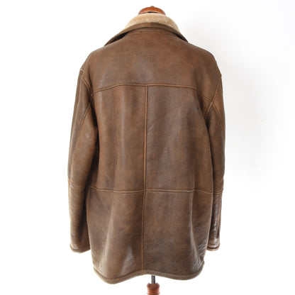 Trapper Shearling Coat Size 54 - Brown