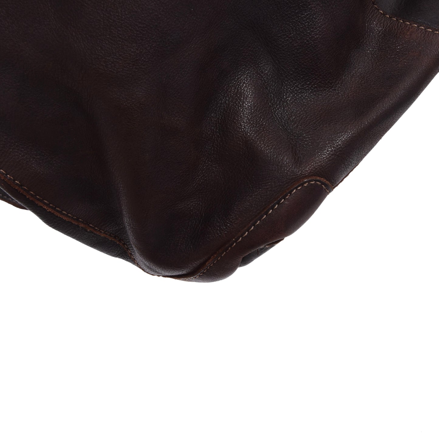 Jack Kinsky Leder Crossbody Bag ca. 40cm - Braun