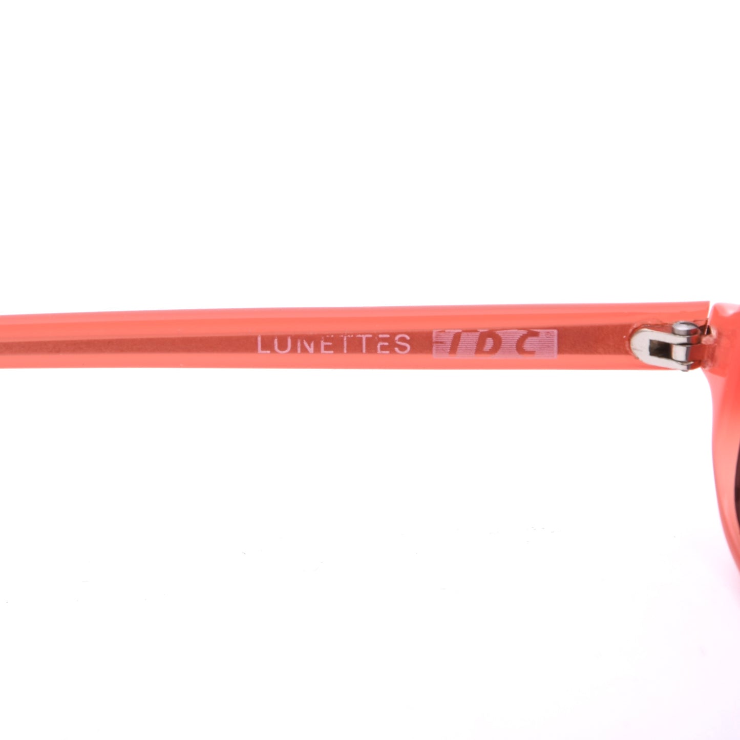 Vintage Lunettes IDC Sunglasses Mod. I074 Made in France - Pink-Orange