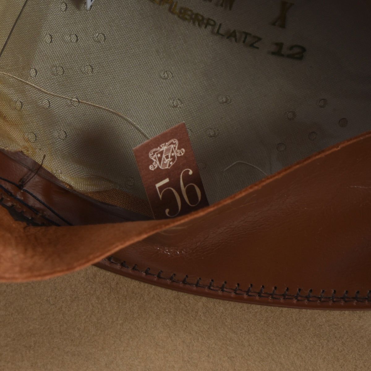 Panizza Royal Trilby Hut Größe 56 - Fawn