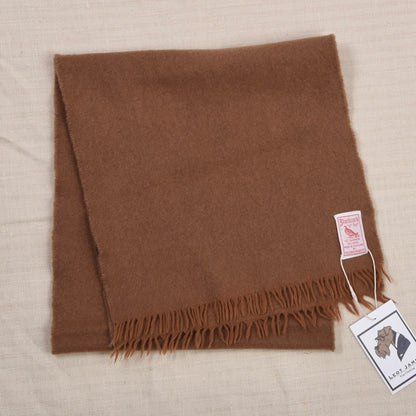 Vintage Blackcock 70% Kaschmir Schal Made in Scotland - Tan