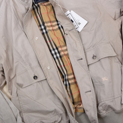 Vintage Burberrys Blouson/Jacke Gr. 52 Made in Spain - Beige-Grau