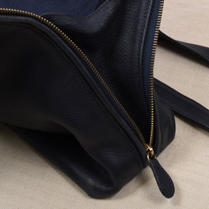 Coccinelle Vintage Ledertasche Made in Italy 48cm – Marineblau