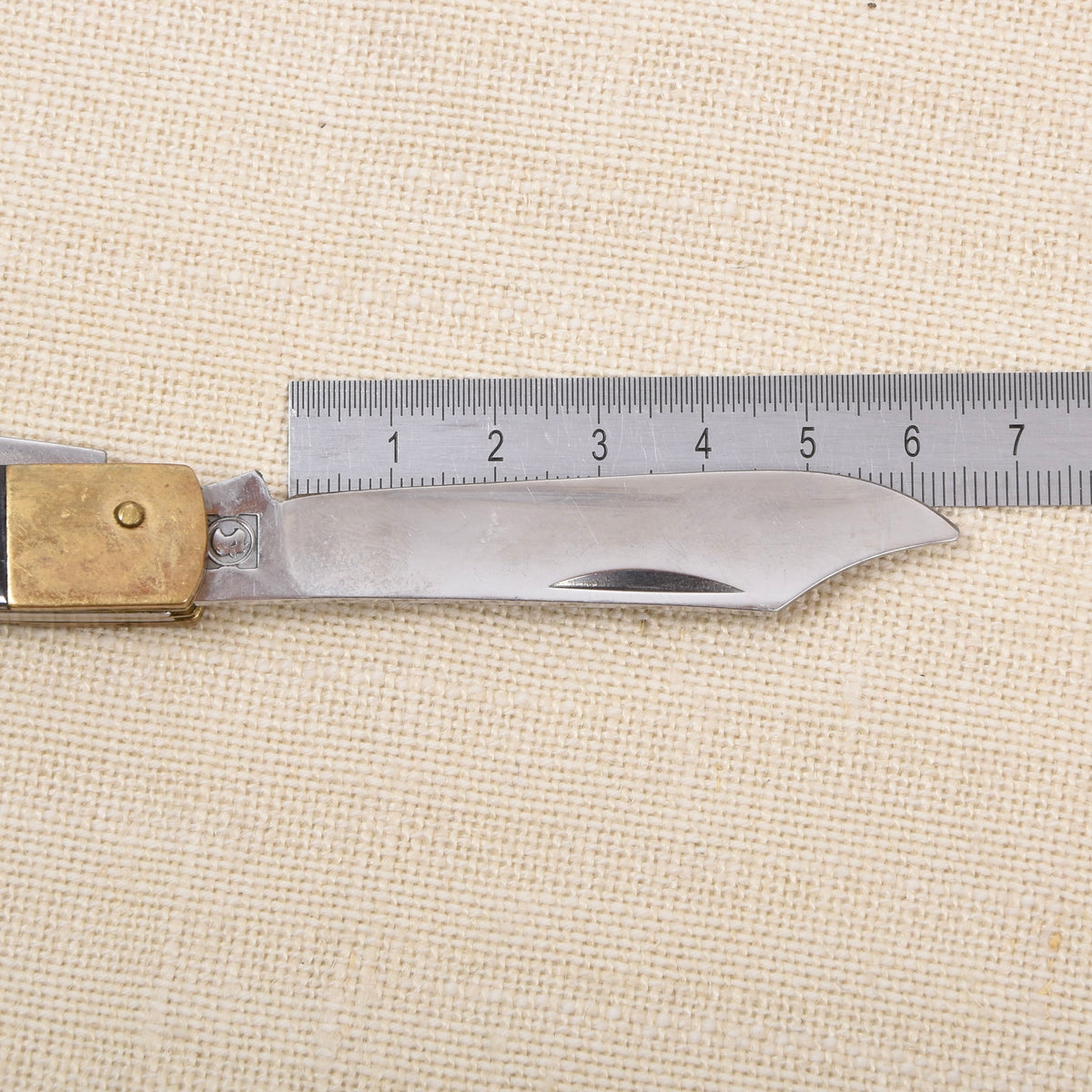 Vintage Picknick-Taschenmesser mit Horngriff