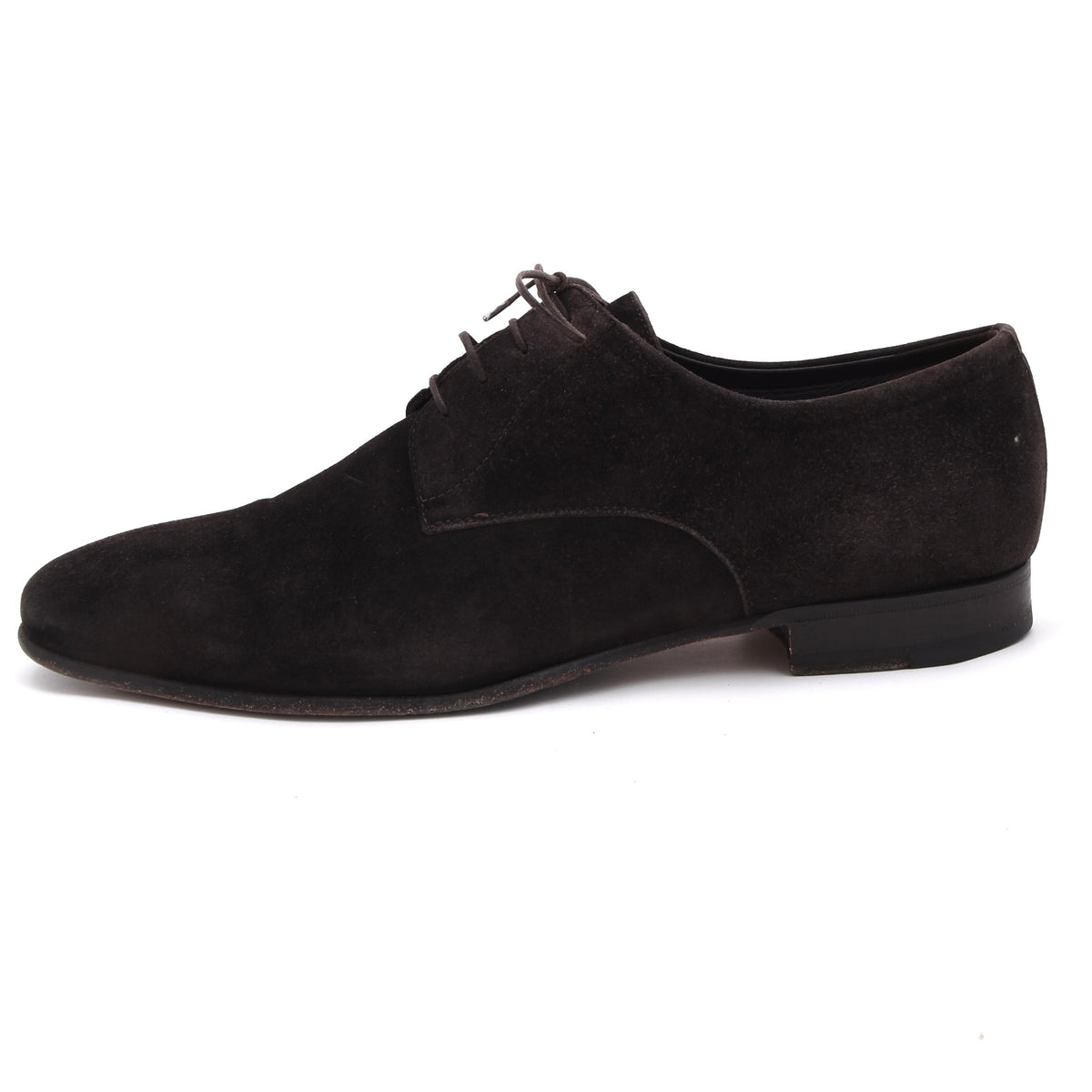 A. Testoni Suede Shoes Made in Italy Size 8 - Chocolate Brown