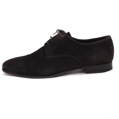 A. Testoni Suede Shoes Made in Italy Size 8 - Chocolate Brown