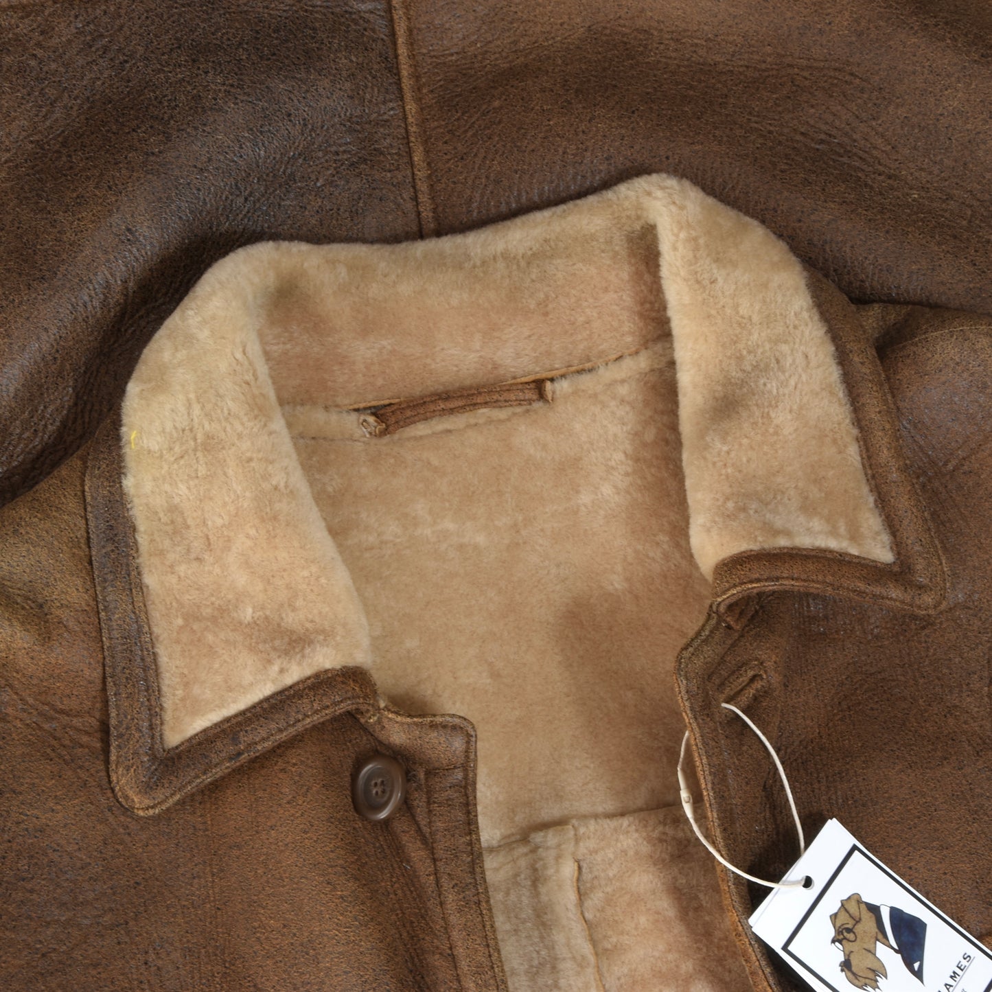 Trapper Shearling Coat Size 54 - Brown