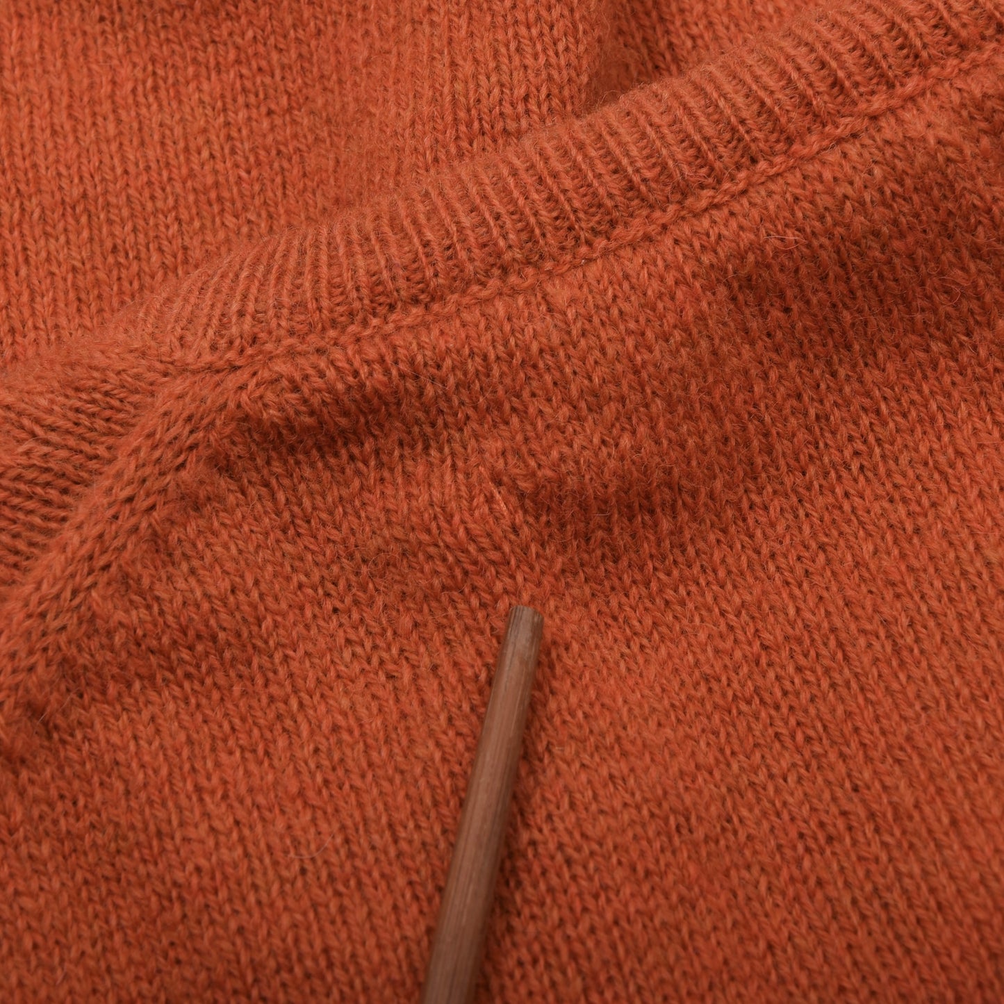Altessa x J.H. Hembach Vintage Shetland-Wollpullover Made in Austria – Orange
