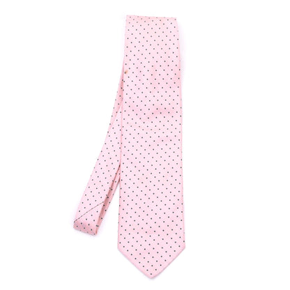 Gössl Silk Tie ca. 145.5cm/9.5cm - Pink Polka Dot