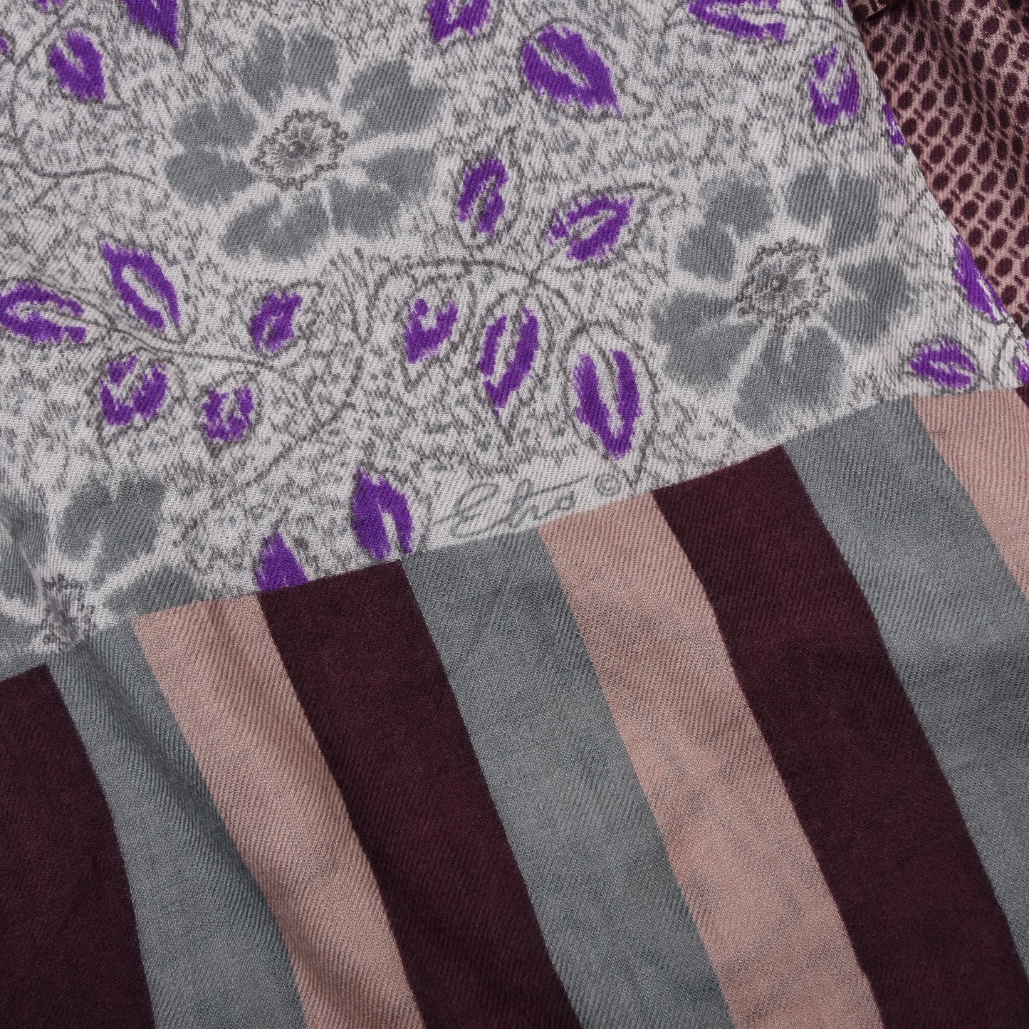 Etro Cashmere-Silk Scarf ca. 184cm - Patchwork/Paisley