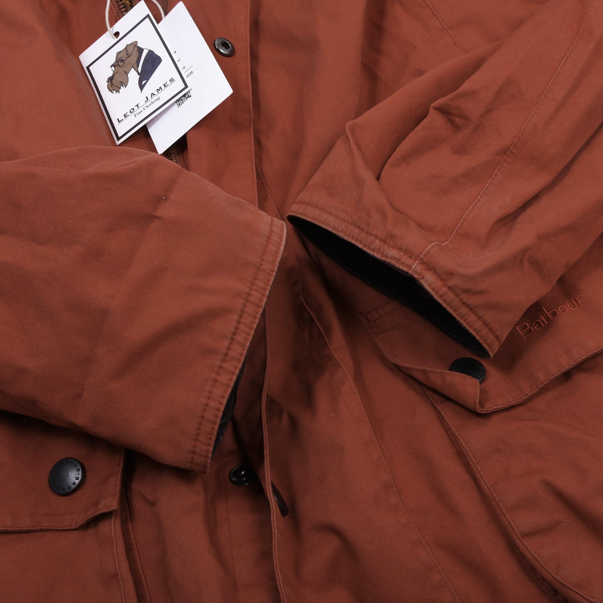 Barbour A973 Lightweight Beaufort Jacke Gr. XL - Orange