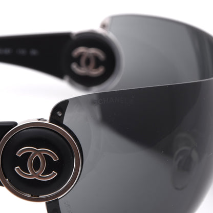 Vintage Chanel Y2K Sunglasses Mod. 6027 - Black/Grey