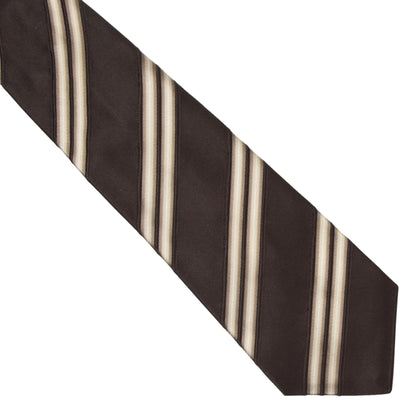 Kiton Napoli Silk Tie ca. 151cm/10cm - Brown