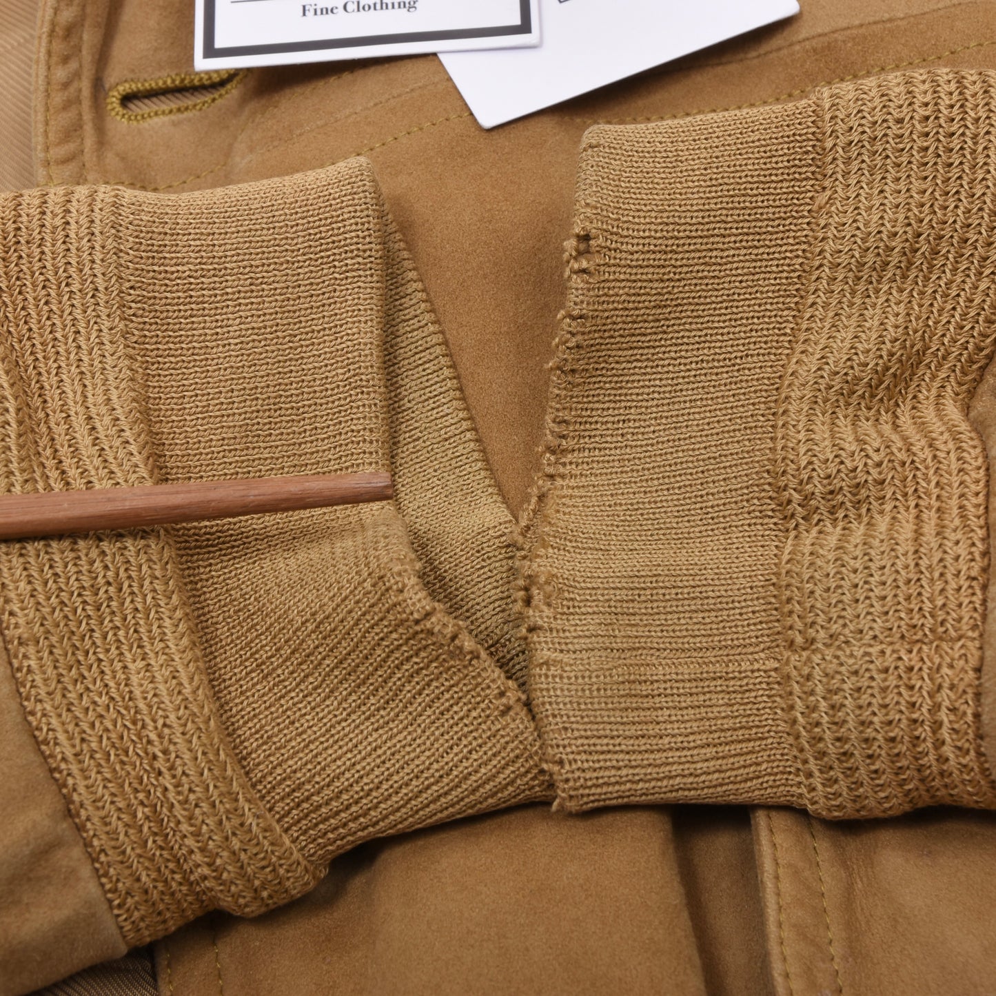 Vintage Bally Wildleder Blouson/Jacke Made in France Größe 50 Brust ca. 61,5cm - Hellbraun