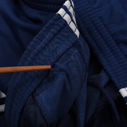 Vintage 1980er Adidas Trainingsanzug Gr. 52 Made in Austria - Marineblau/Weiß