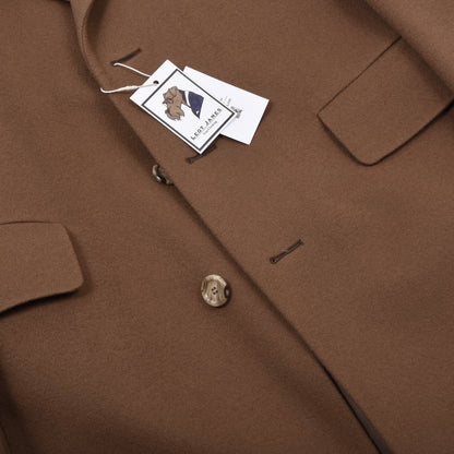 Vintage 1960s Greiff Wool Overcoat - Brown/Tan