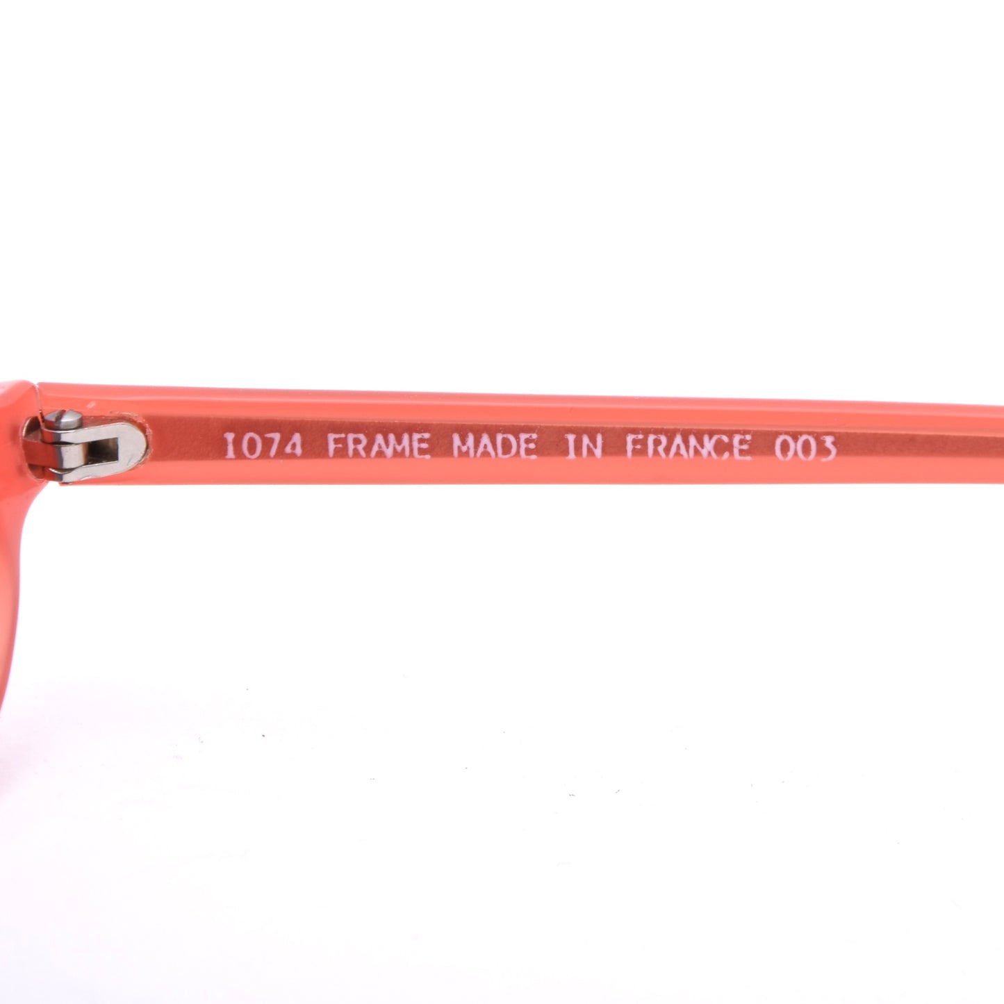 Vintage Lunettes IDC Sunglasses Mod. I074 Made in France - Pink-Orange