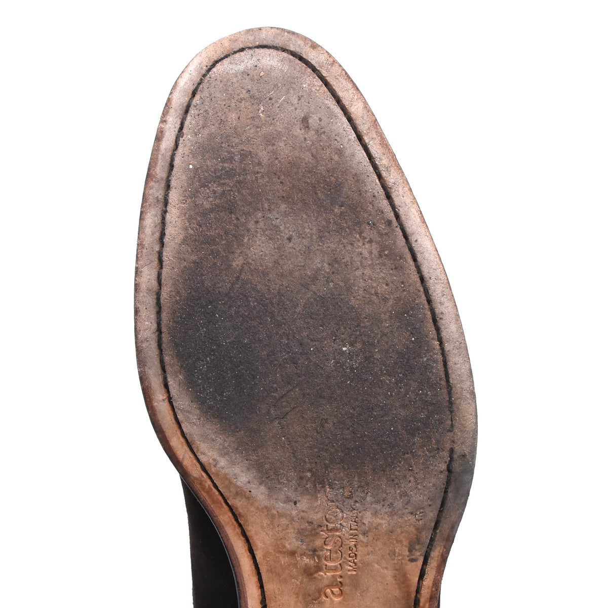 A. Testoni Suede Shoes Made in Italy Size 8 - Chocolate Brown