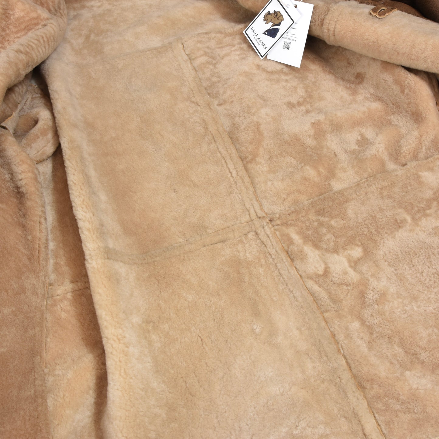 Trapper Shearling Coat Size 54 - Brown