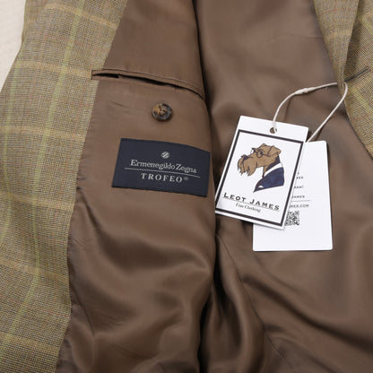NWD Ermenegildo Zegna Trofeo Wolle Sakko Gr. 50L - Plaid