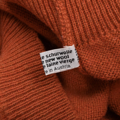 Altessa x J.H. Hembach Vintage Shetland-Wollpullover Made in Austria – Orange