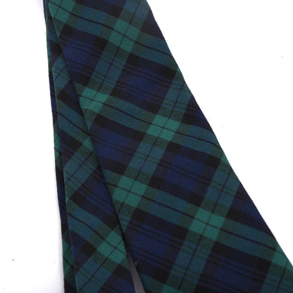 Atkinson's Vintage Irish Poplin Wool-Silk Tie Made in Ireland - Blackwatch