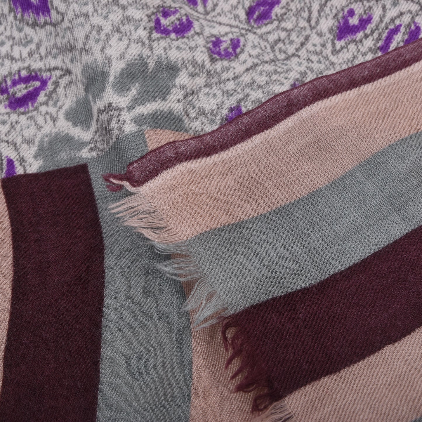 Etro Cashmere-Silk Scarf ca. 184cm - Patchwork/Paisley